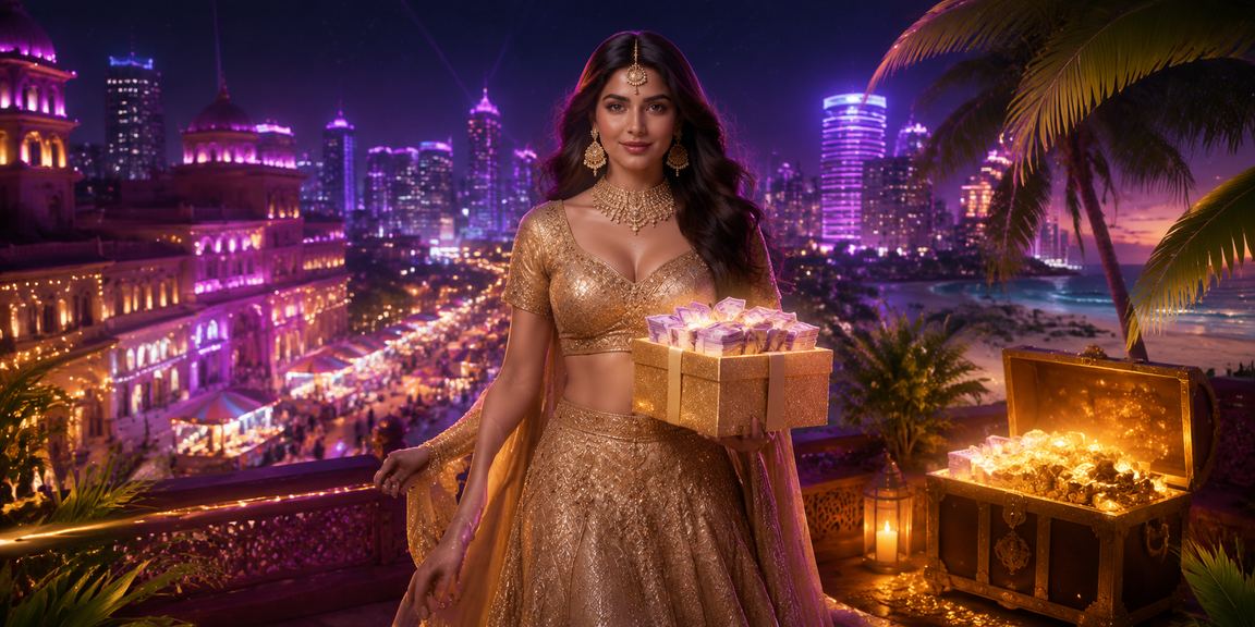 Delhi Connaught Place casino betting scene with traditional attire